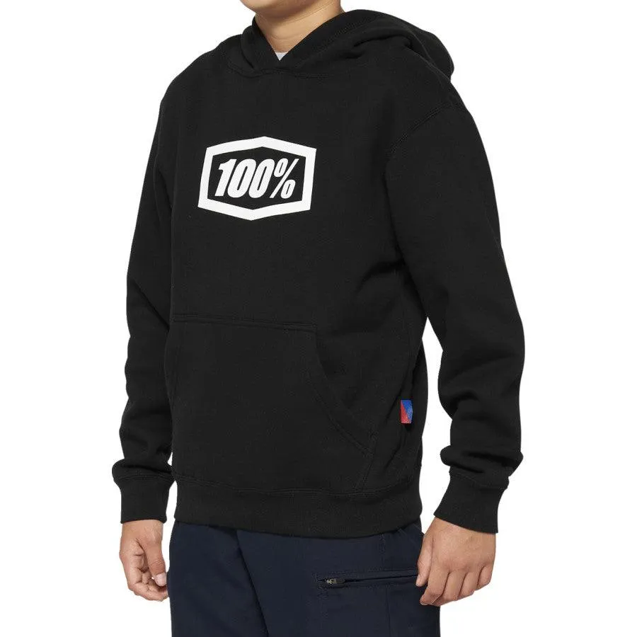 100% Youth Icon Hoodie - Black