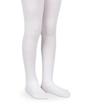 1500 Smooth Toe Organic Cotton Tights, White