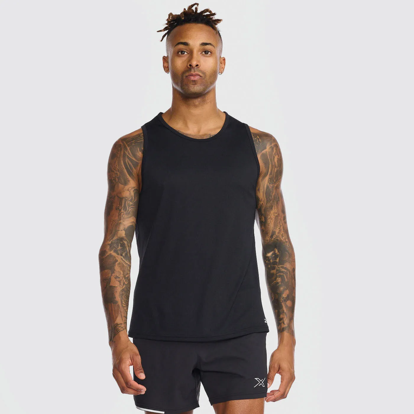 2XU - Aero Tank - Black/Silver Reflective