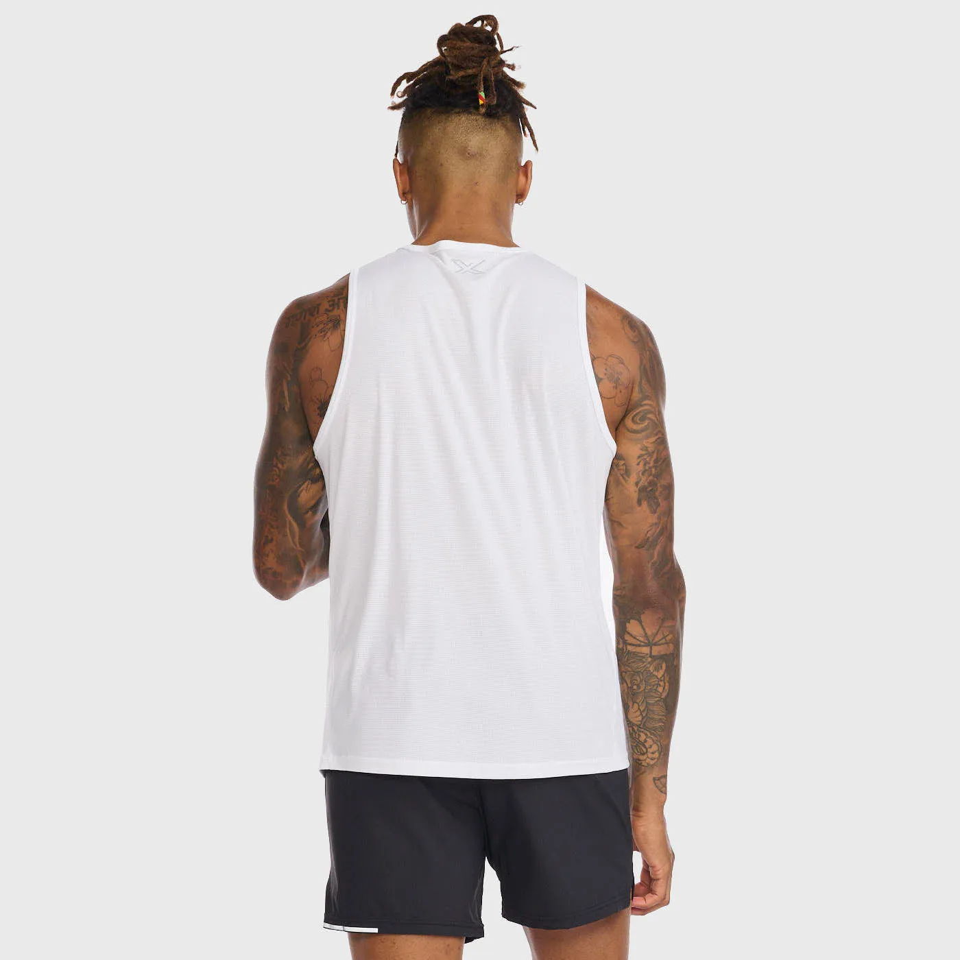 2XU - Aero Tank - White/Silver Reflective