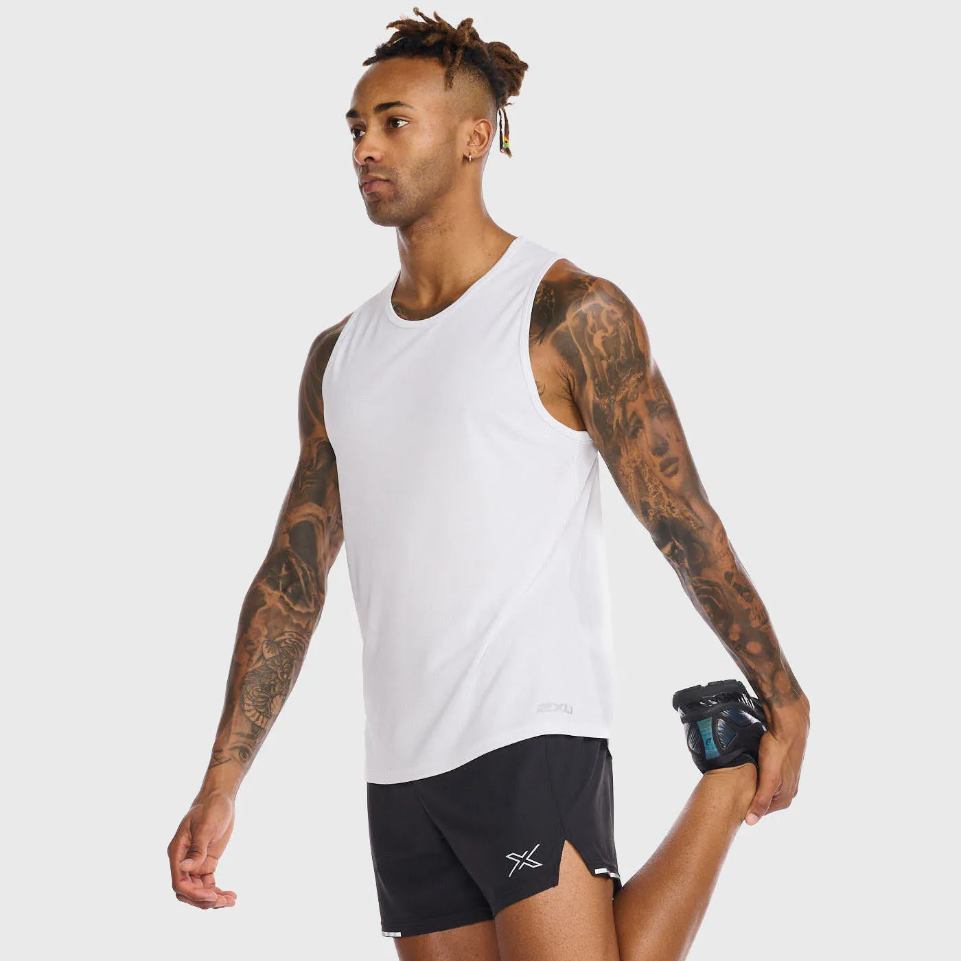 2XU - Aero Tank - White/Silver Reflective