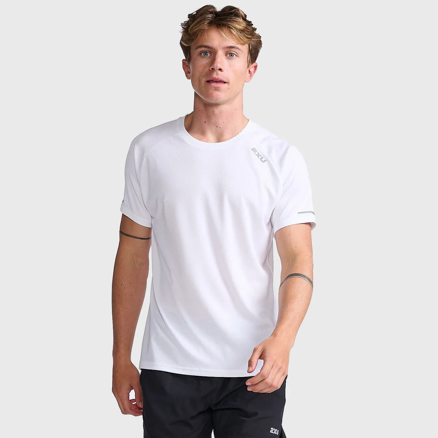 2XU - Aero Tee - White/Silver Reflective