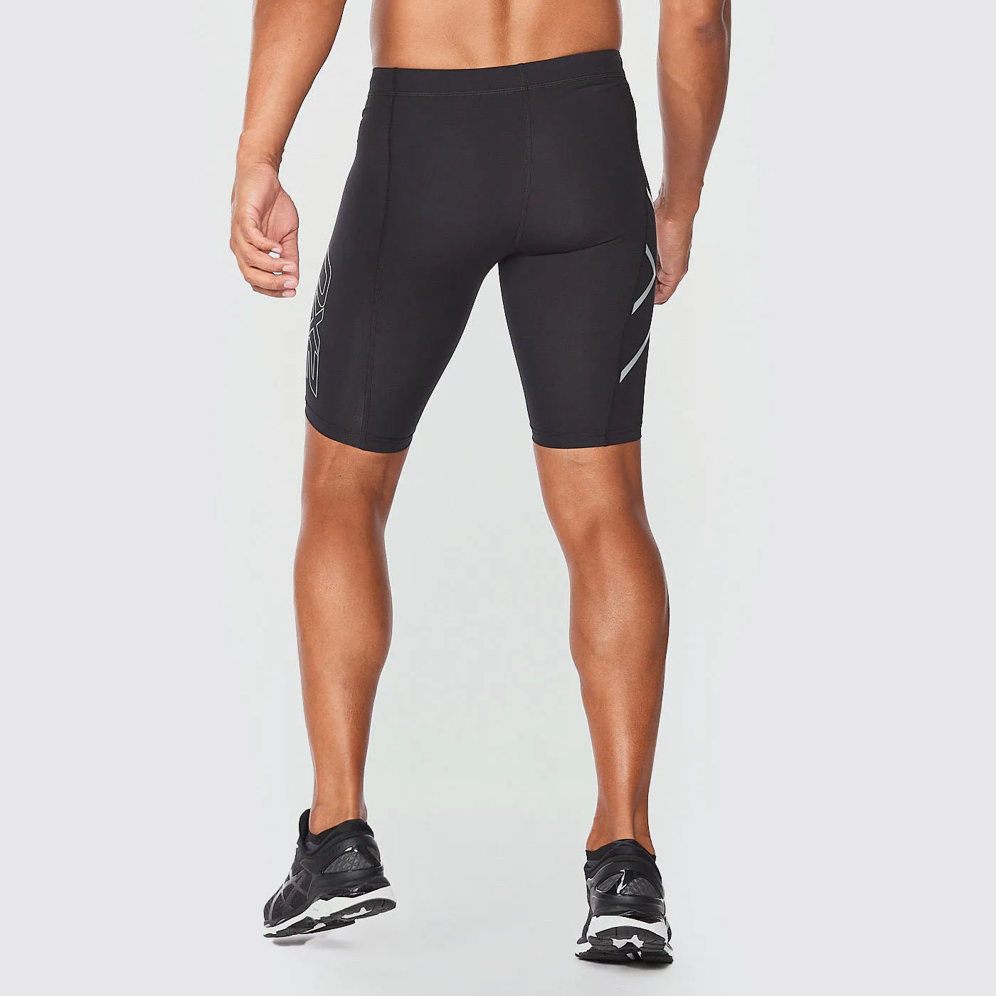 2XU - Men's Core Compression Shorts - Black/Silver