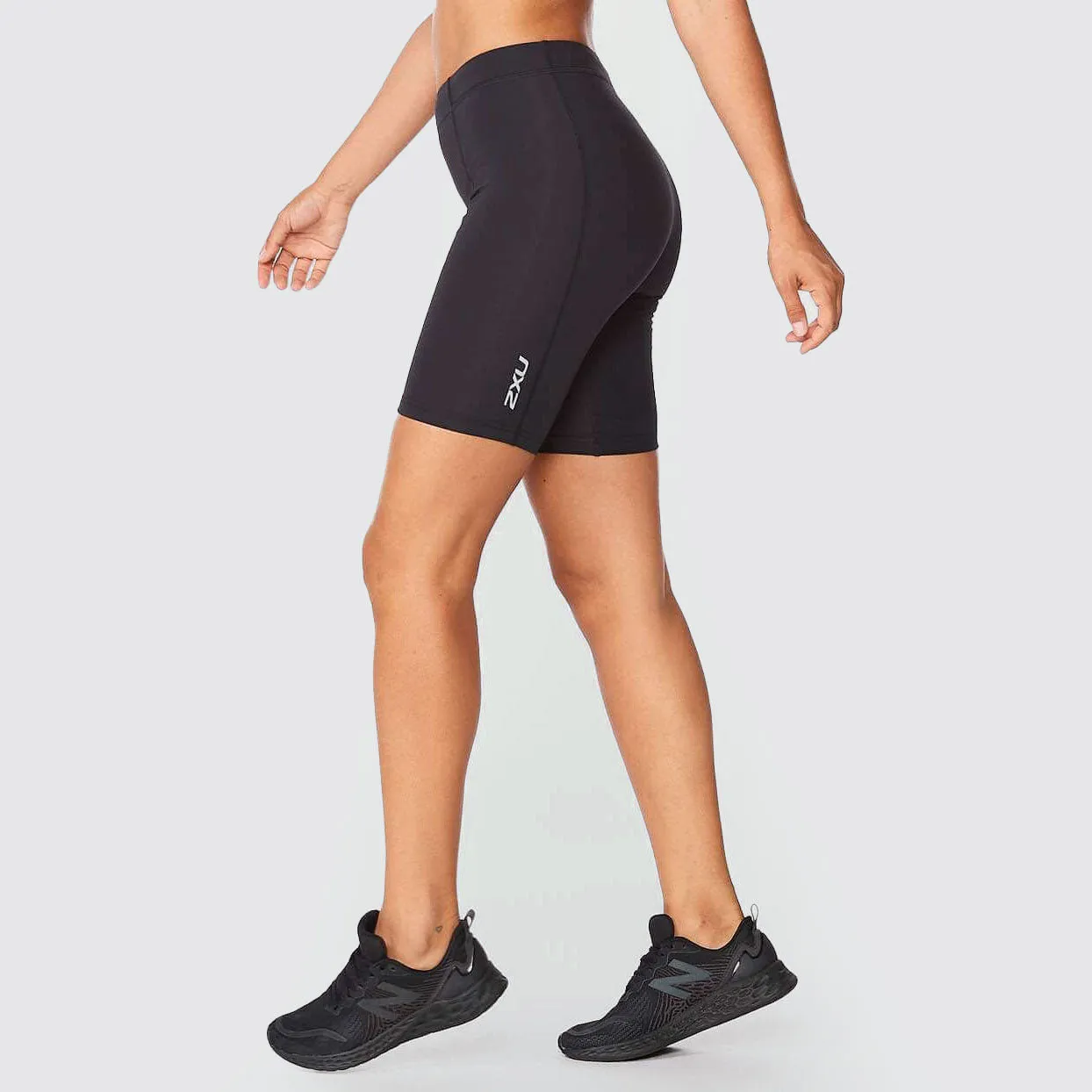 2XU - Women's Core Compression Shorts - Black/Silver