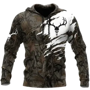 3D Full Print Deer Hunting Hoodies, Retirement Plan On Hunting Hunting Lover Gift Old Hunter Hoodie