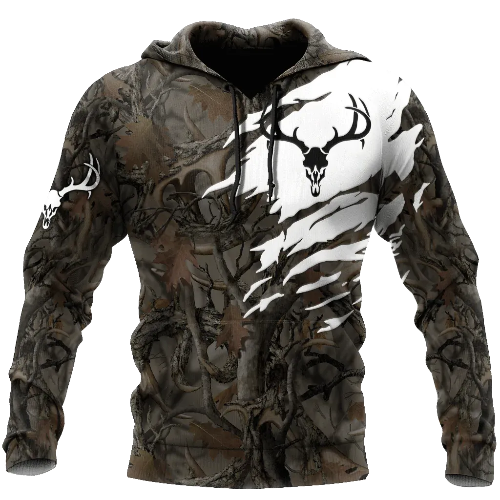 3D Full Print Deer Hunting Hoodies, Retirement Plan On Hunting Hunting Lover Gift Old Hunter Hoodie