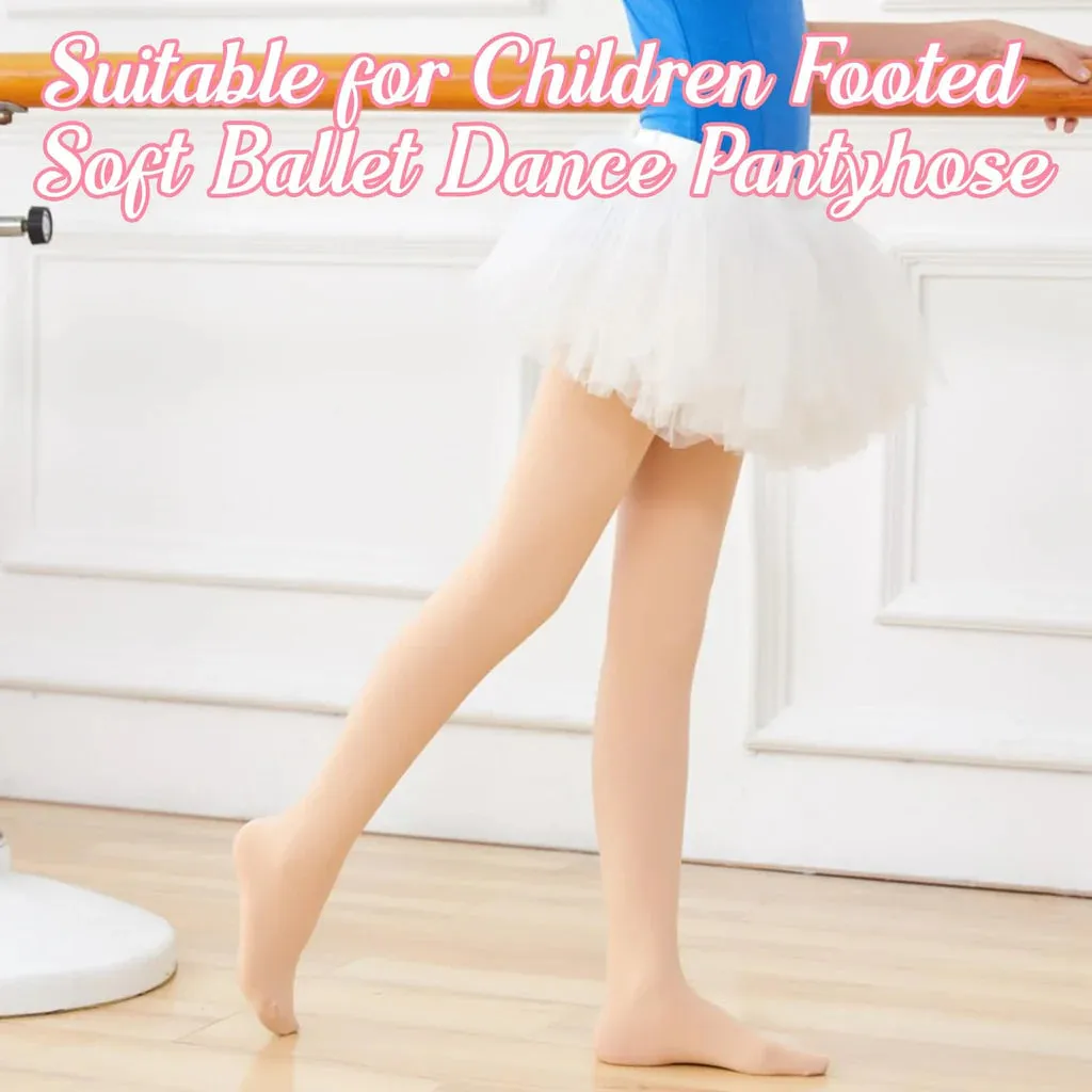 4 Pcs Ballet Dance Tights Girls Kids Stocking