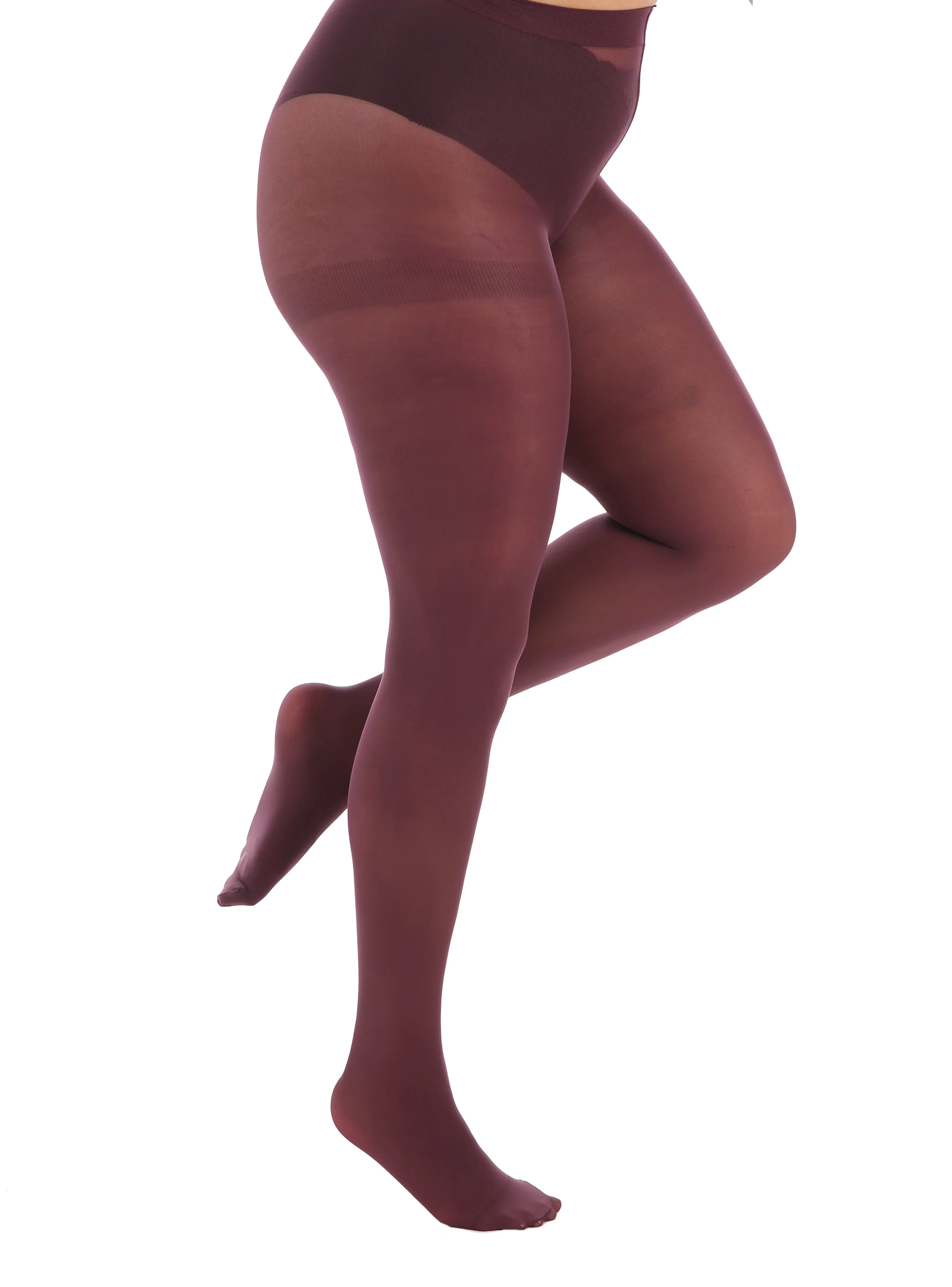 50 Denier Opaque Curvy Super Stretch Tights