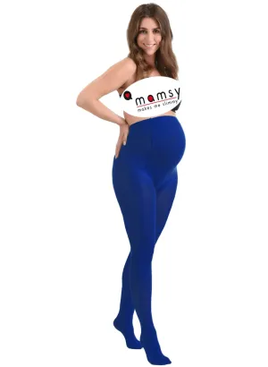 60Den Maternity Tights  - Blue