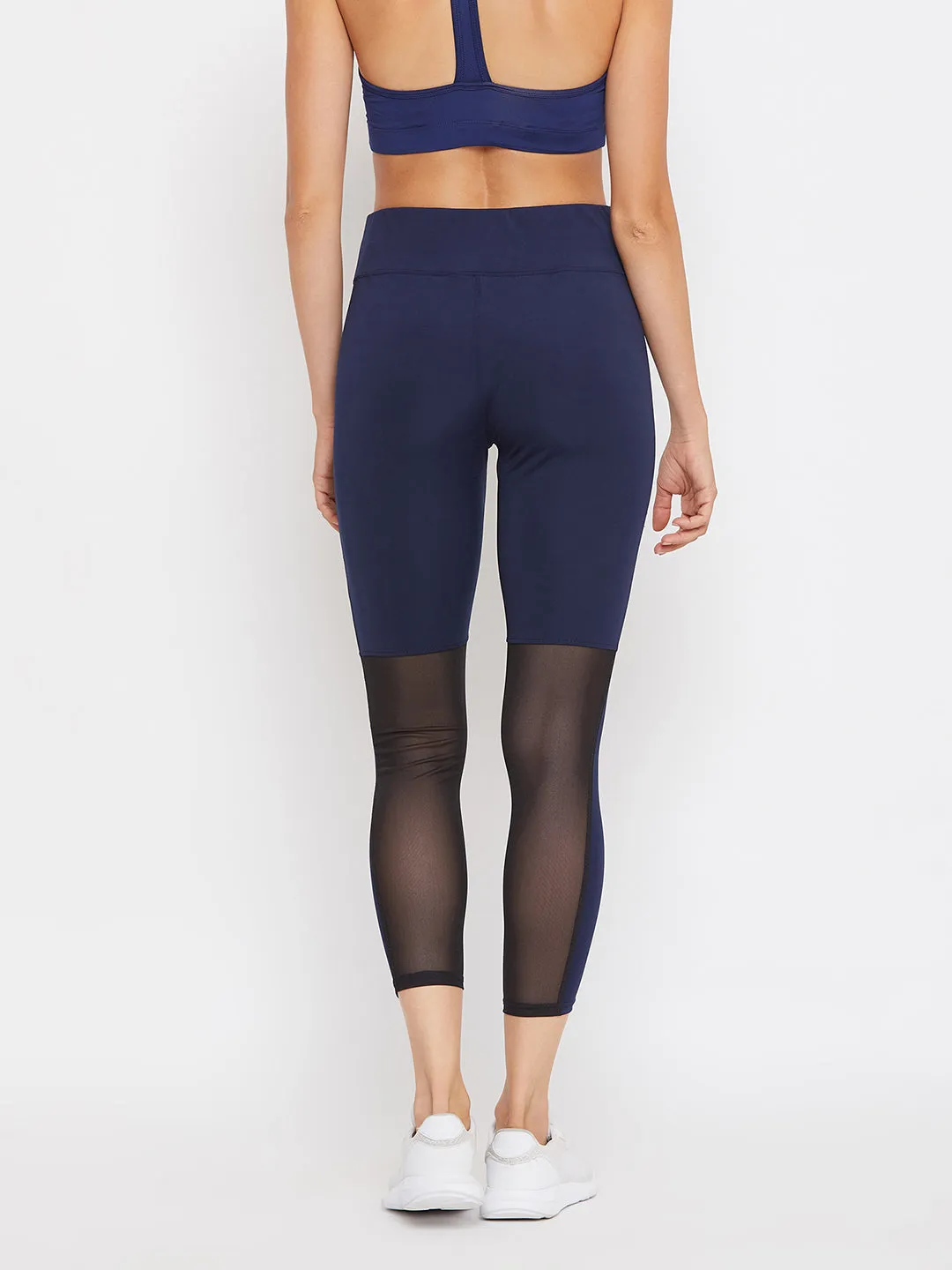 Activewear Ankle Length Tights In Navy