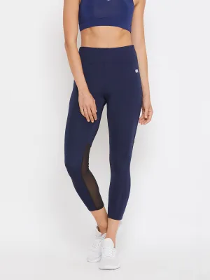 Activewear Ankle Length Tights In Navy