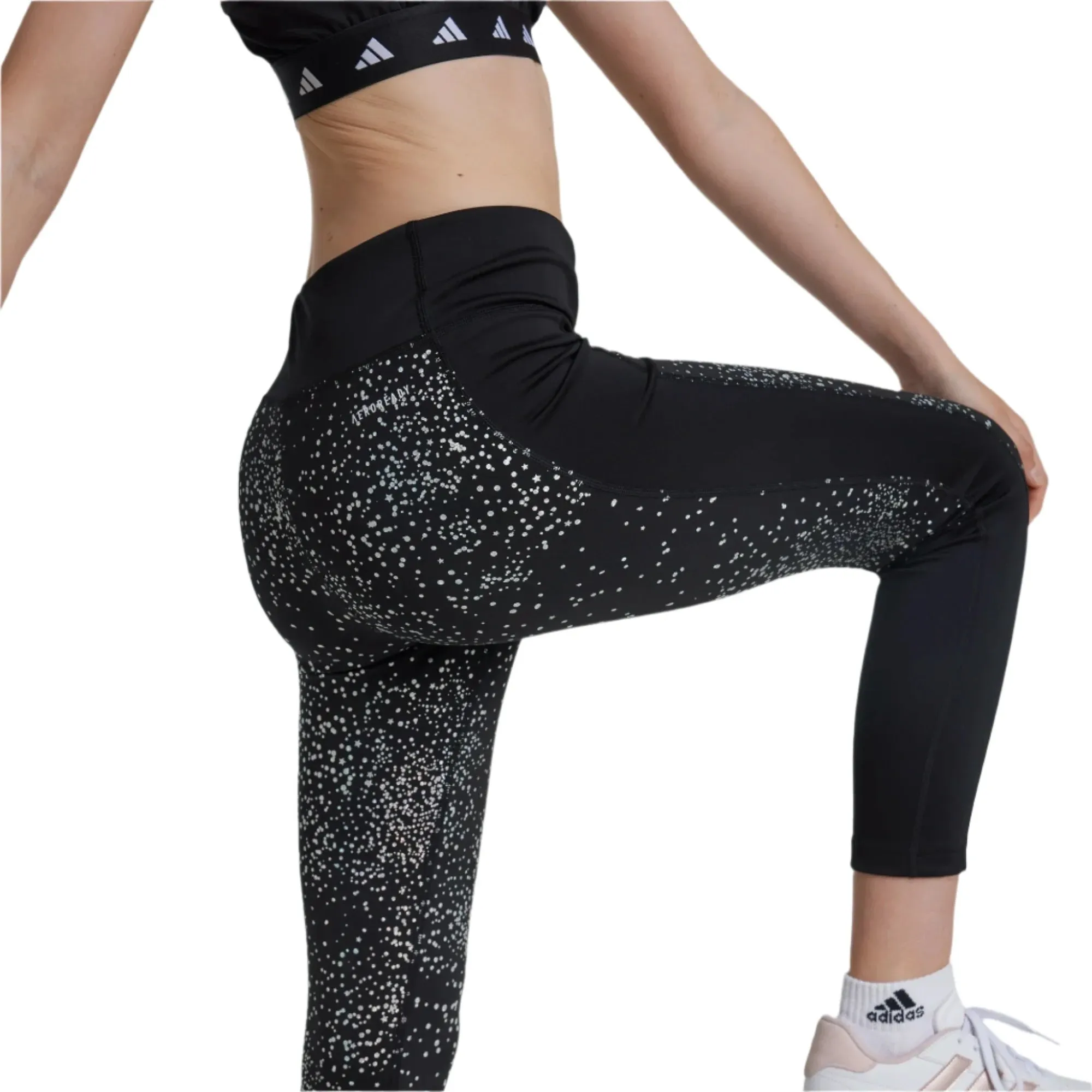 Adidas Girls Tights IW3282 Black/Silver