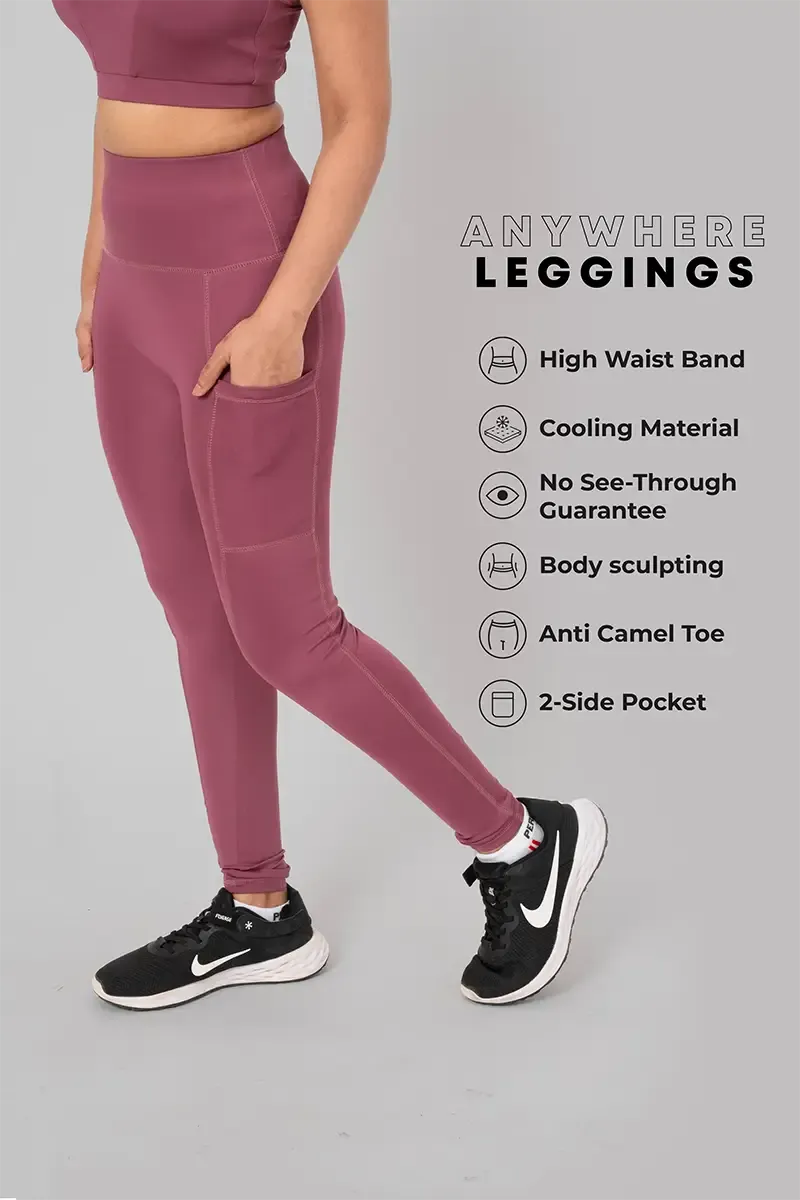 Anywhere Leggings - Orchid