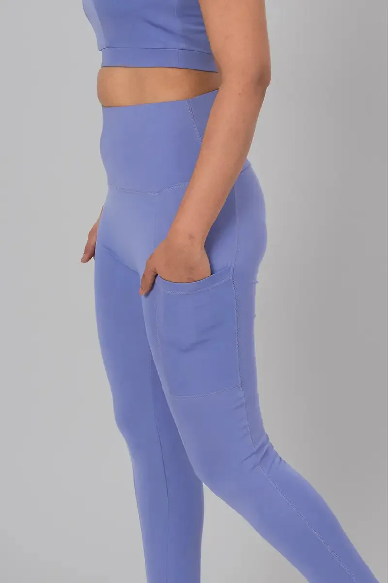 Anywhere Women's Leggings with Side Pockets - Lilac