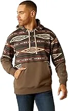 Ariat Men's Color Block Hoodie Brindle 10052452