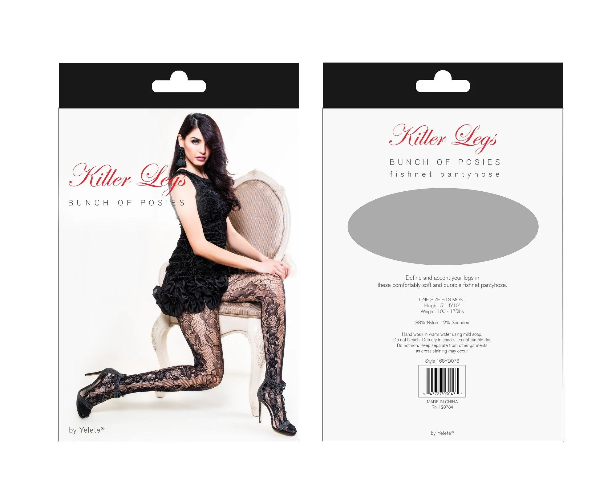 Backseam Ribbons Fishnet Tights