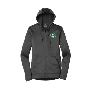 Badin Athletics Fall 2021 - Nike Ladies Therma-FIT Full Zip Fleece Hoody (Anthracite)