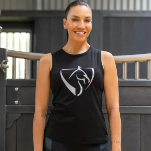 BARE Silver Logo Tank Top