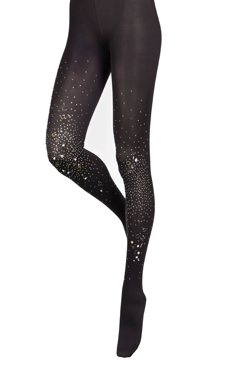 BEBAROQUE PETRA LUX Black Tights