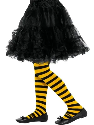 Bee Stripe Tights, Childs