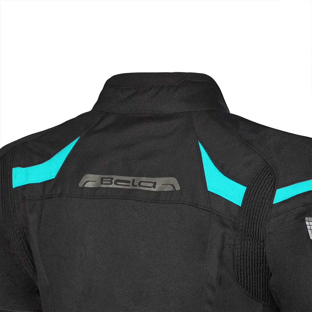 BELA - Highland Lady Motorcycle Jacket - Black Turquoise