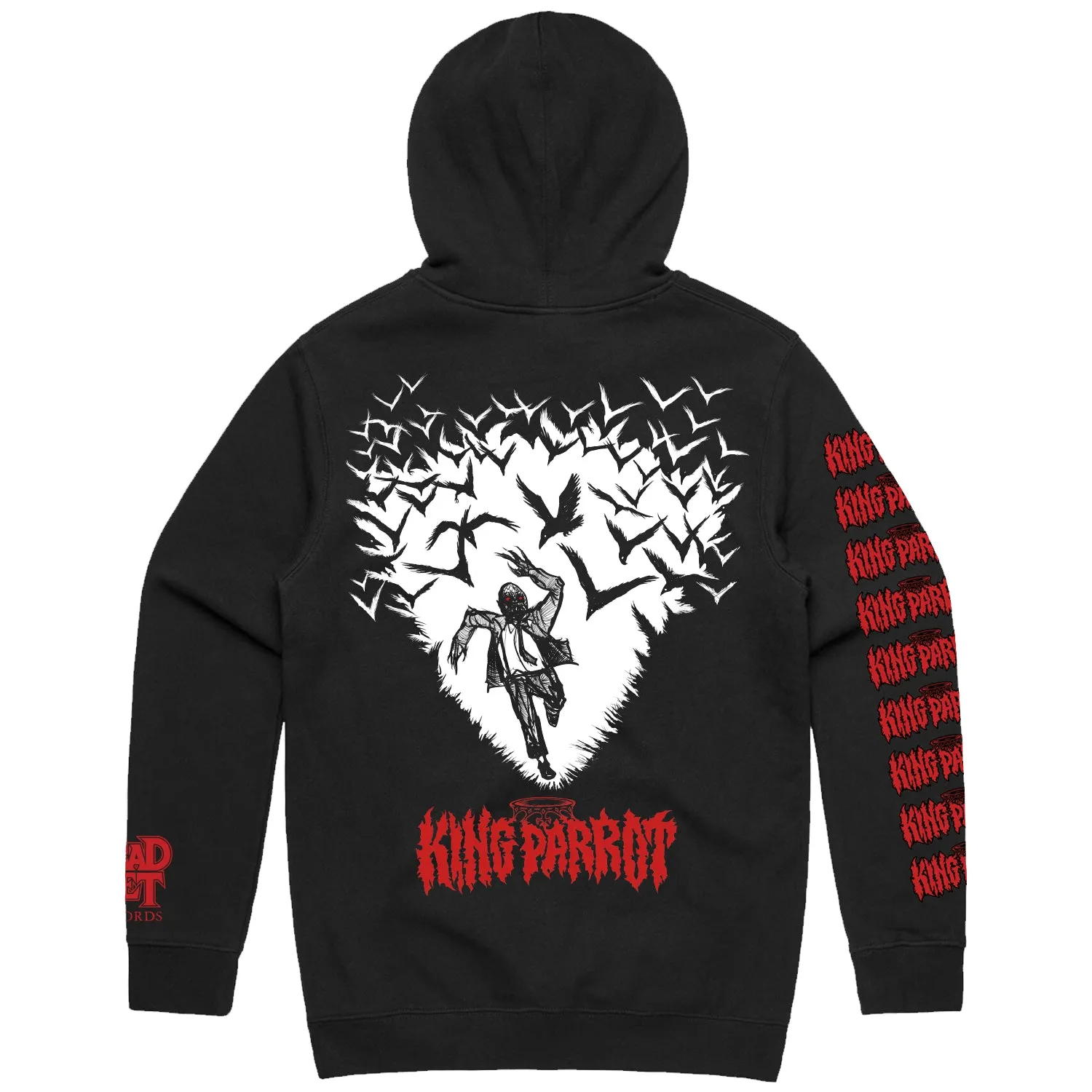 Bird Flock Hoodie (Black)