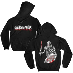 Bloody Skeleton Warrior Hoodie (Black)