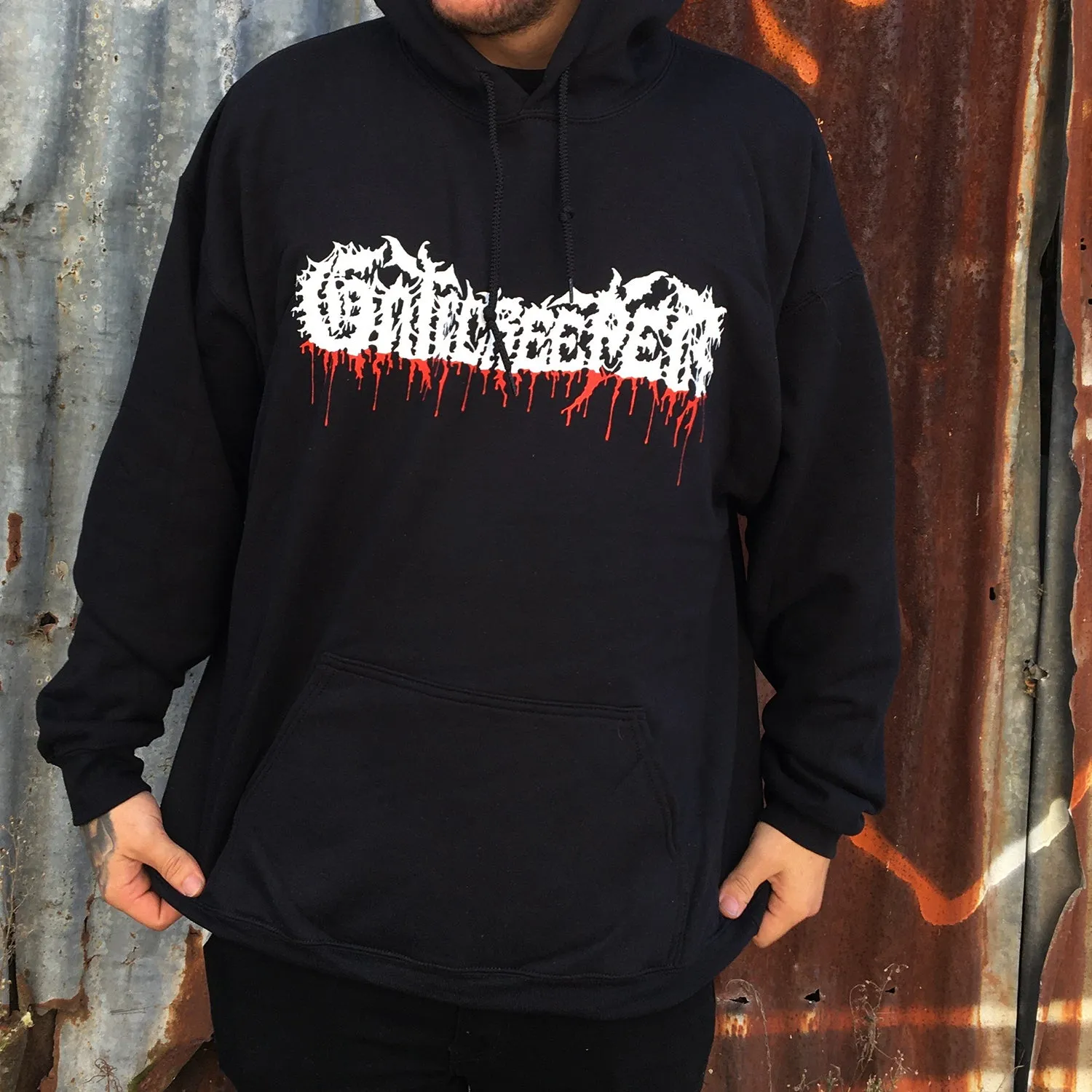 Bloody Skeleton Warrior Hoodie (Black)