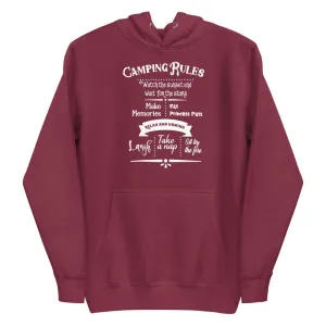 Camping Rules Unisex Hoodie