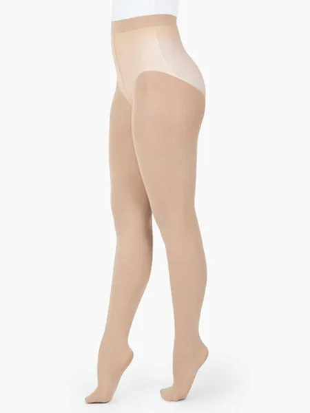 Capezio 1915X Children's Ultra Soft Self Knit Waistband Footed Tights