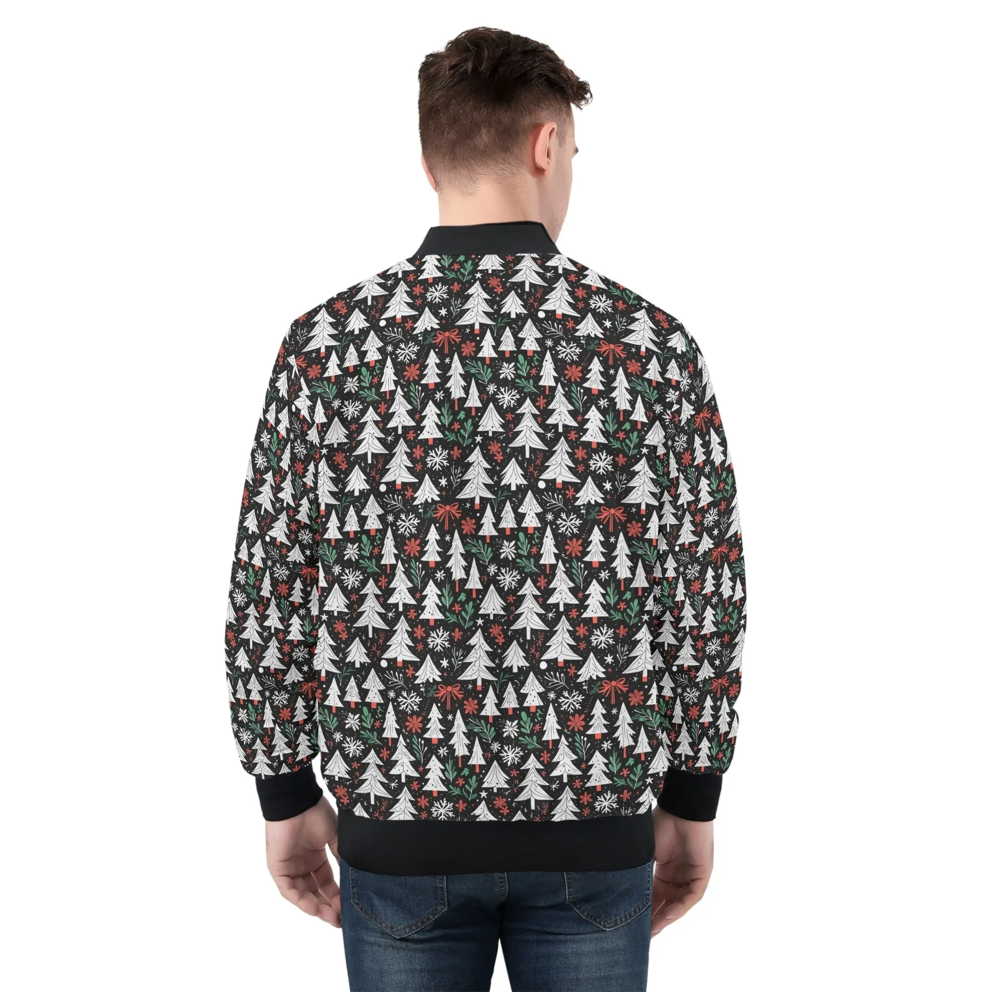 Christmas Trees Unisex Zip Up Track Jacket