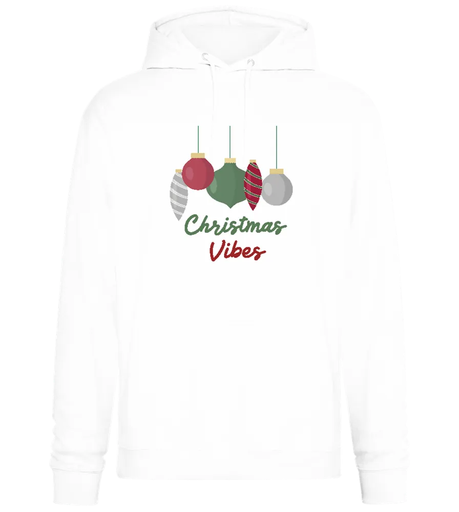 Christmas Vibes Design - Premium Essential Unisex Hoodie