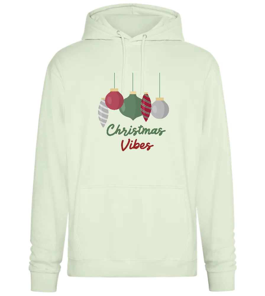 Christmas Vibes Design - Premium Essential Unisex Hoodie