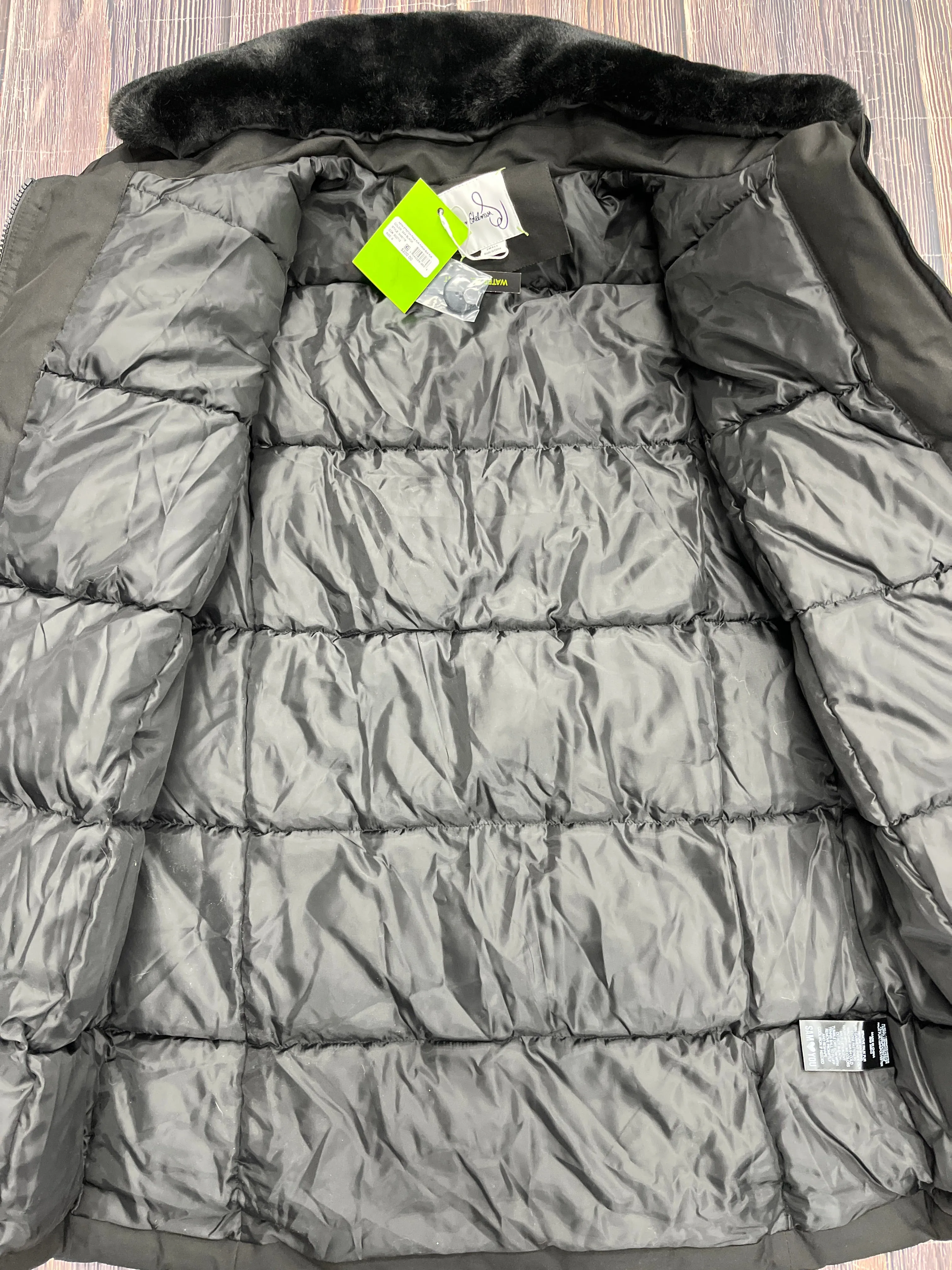 Coat Puffer & Quilted By Sam Edelman In Black, Size: S