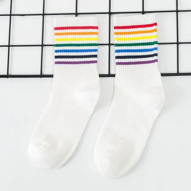 Colorful Rainbow Socks