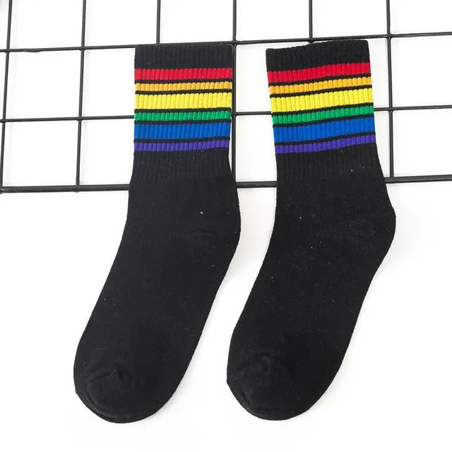 Colorful Rainbow Socks