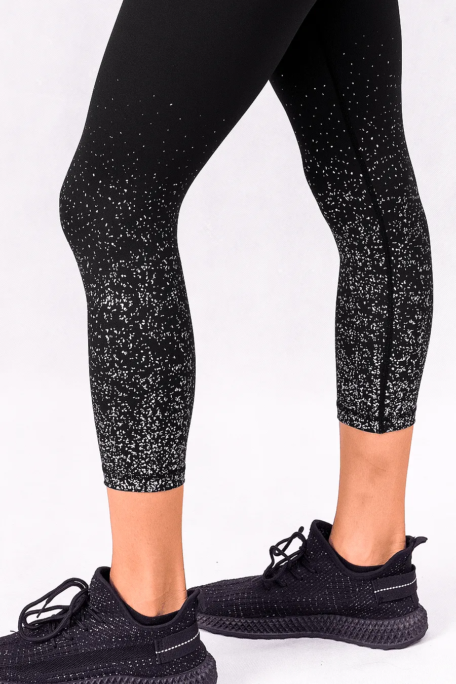 Confetti Glitz Silver High Waisted 7/8 Leggings