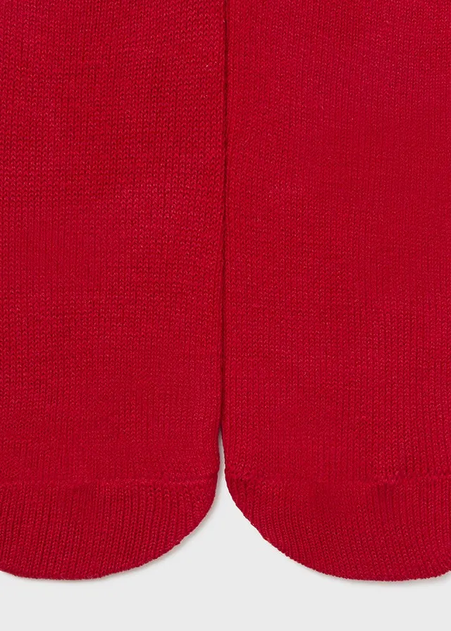 Cotton Blend Tights, Red, Baby/Toddler