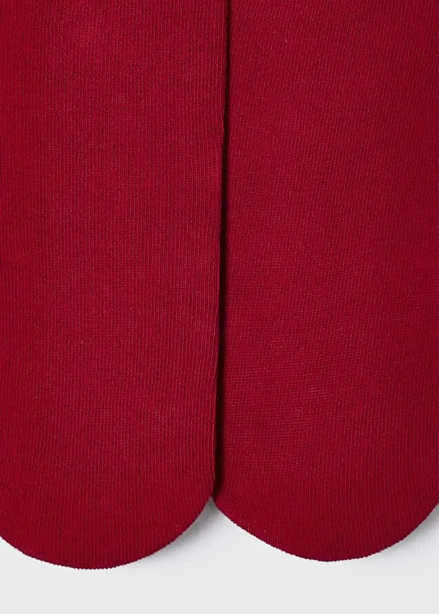 Cotton Blend Tights, Red, Toddler/Big Kid