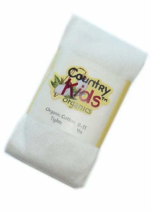 Country Kids organic tights - ivory