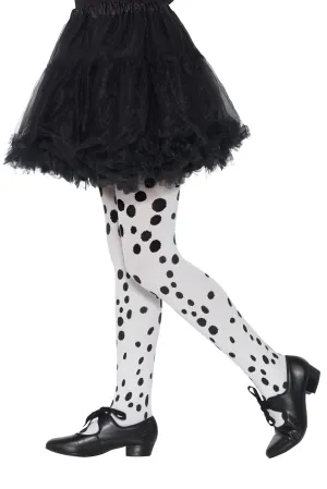 Dalmatian Tights, Childs, Black & White