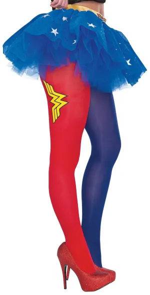 DC Comics Wonder Woman Costume Leggings Tights Stockings