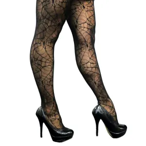 Deluxe Black Spider Web Tights