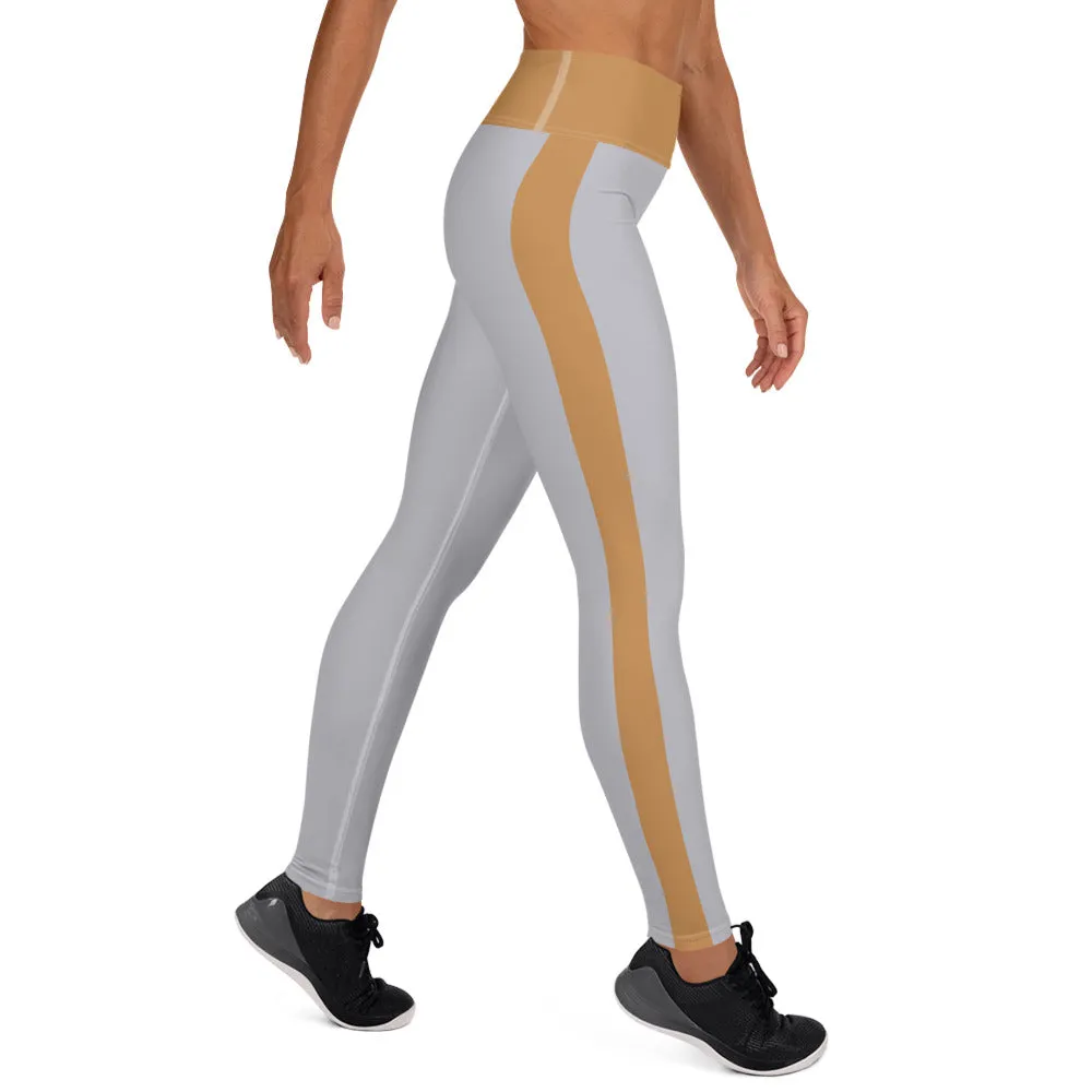 DTI Gold and Silver Yoga Leggings