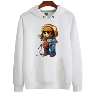 Eco-Friendly Bob Marley Bear Hoodie