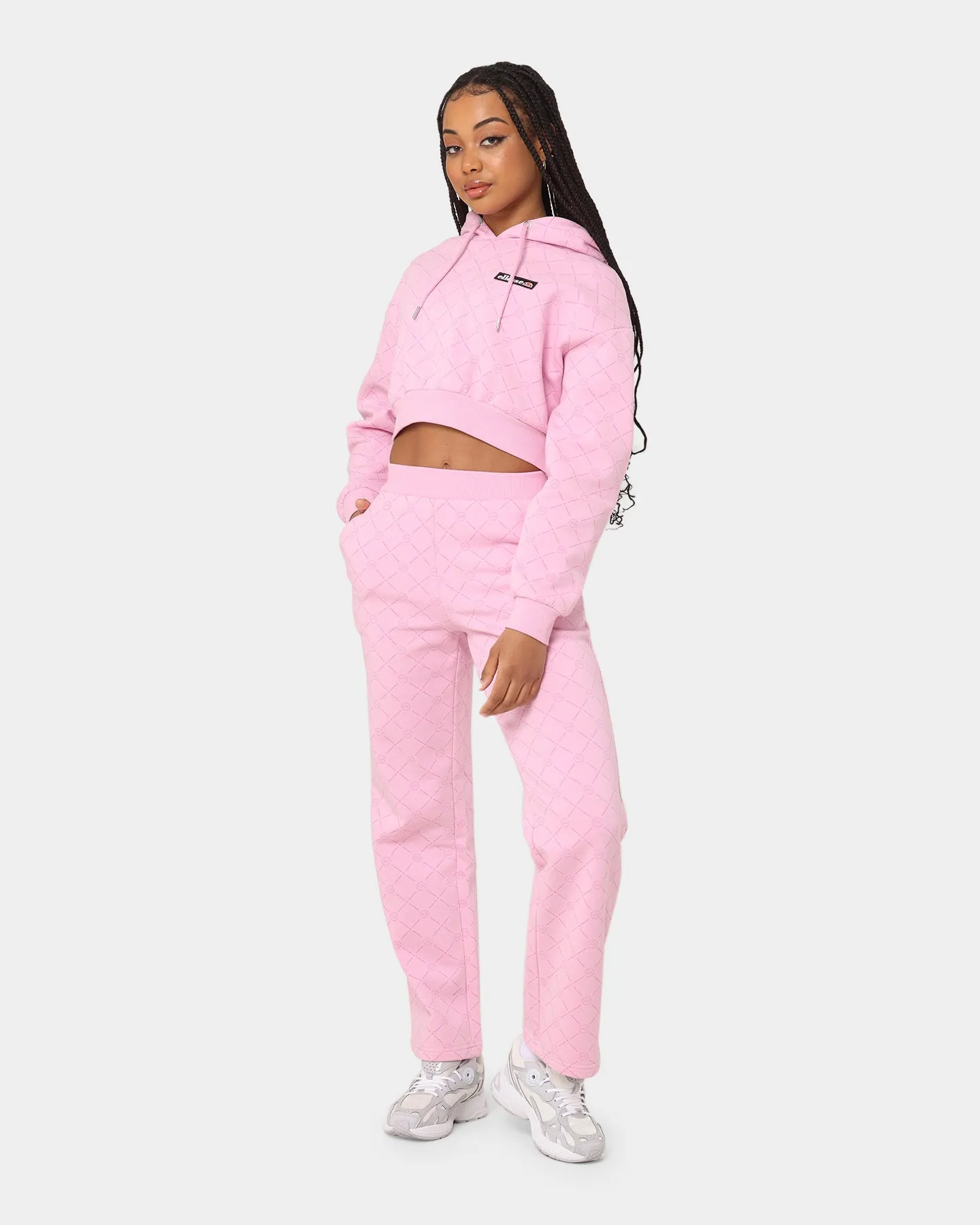 Ellesse Women's Marinell Crop Hoodie Light Pink