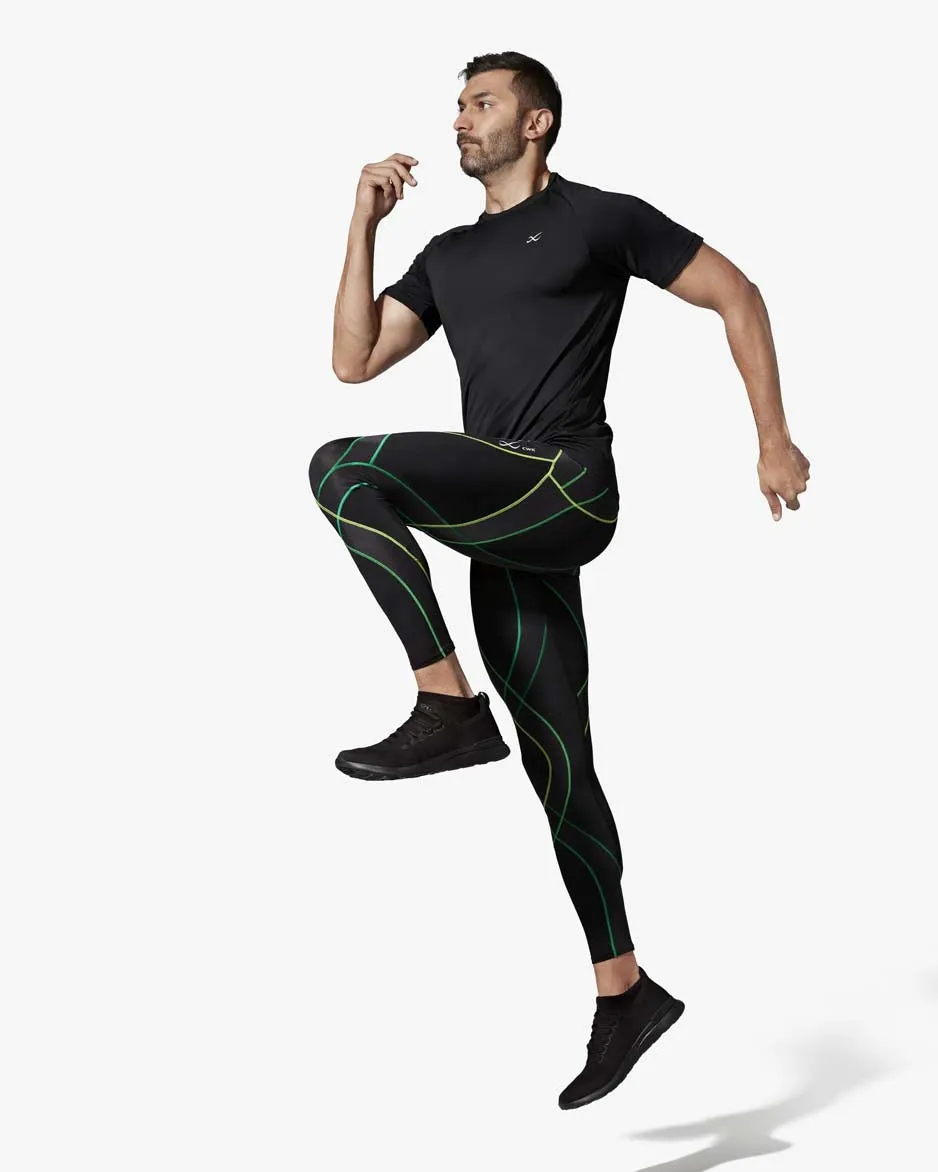 Endurance Generator Joint & Muscle Support Compression Tight: Men's Black/Lime