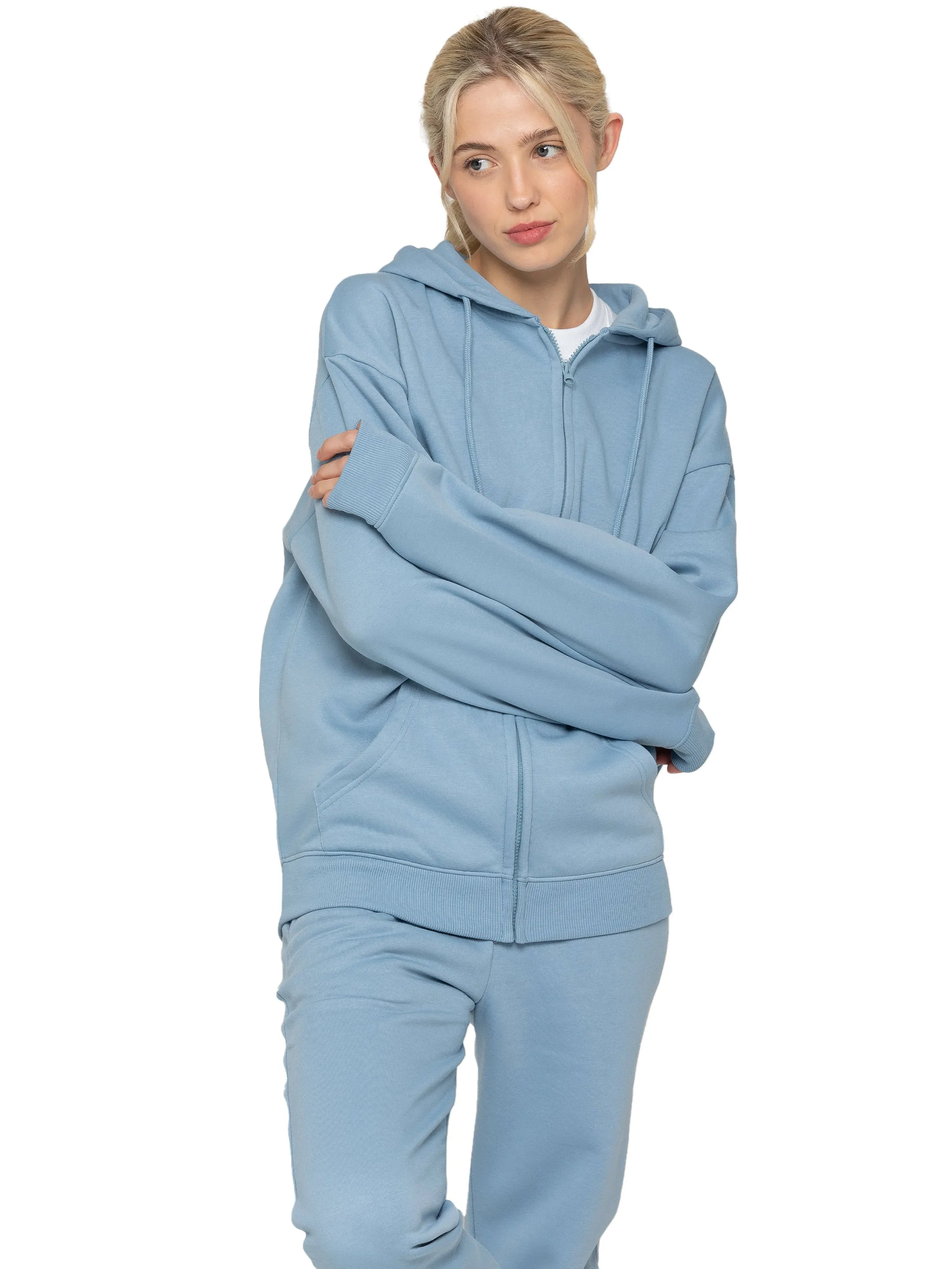 Enzo | Womens Oversized Zipped Hoodie