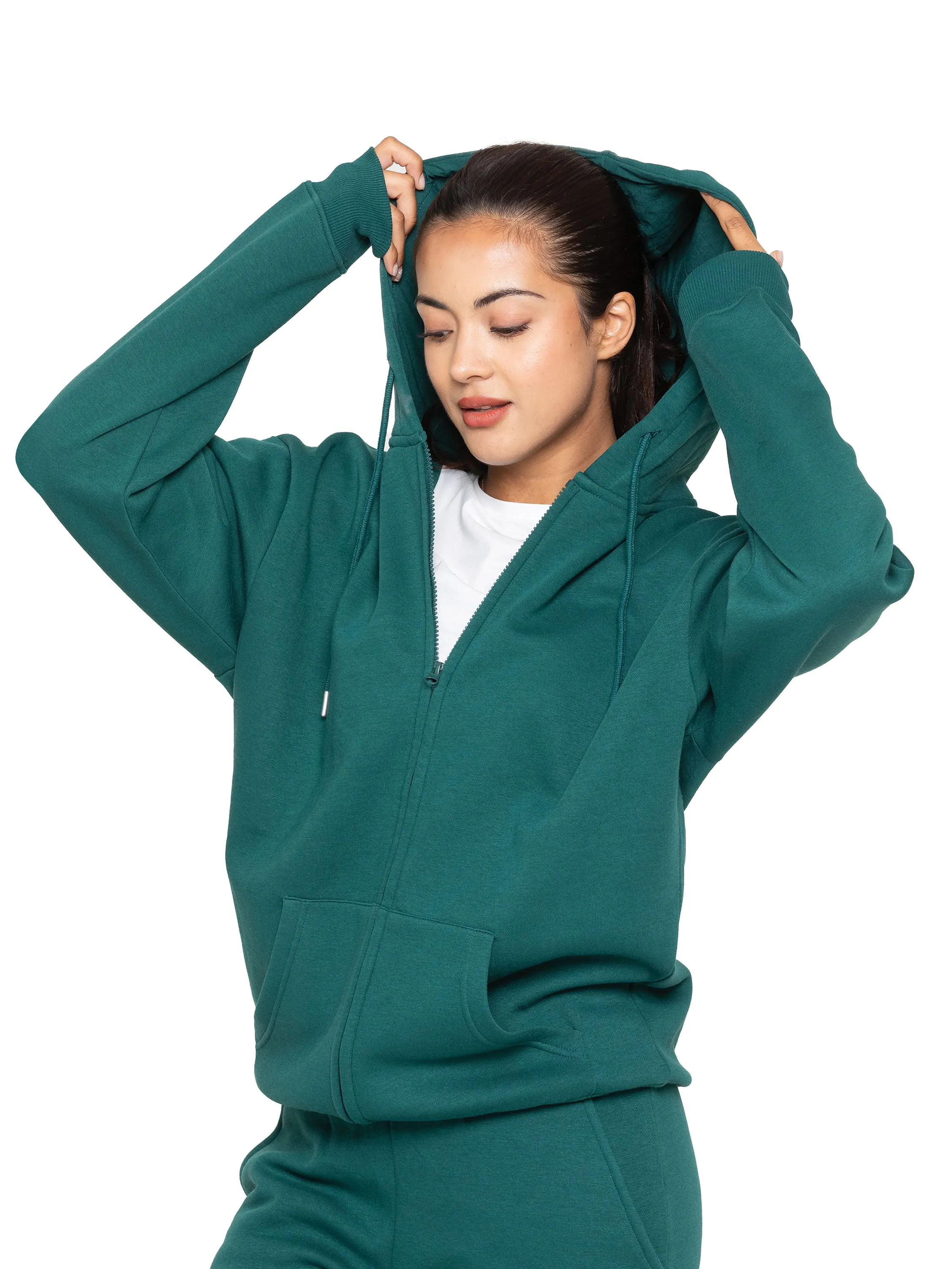 Enzo | Womens Oversized Zipped Hoodie