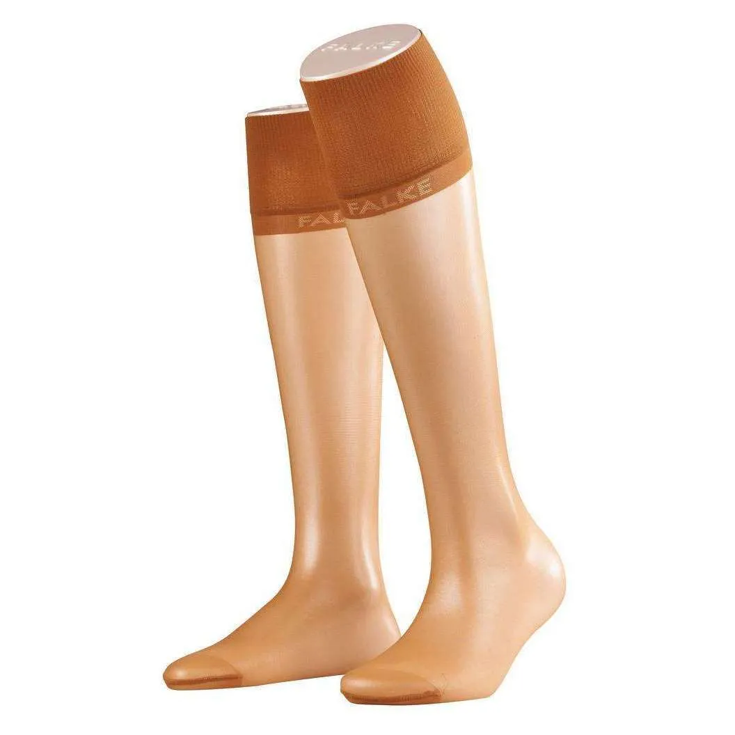 Falke Pure Matte Transparent 20 Denier Knee High Tights - Sun Tan